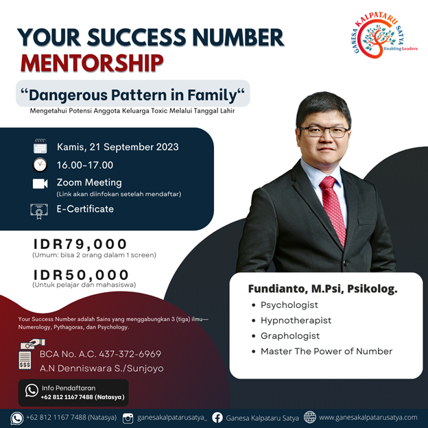 Your Success Number Mentorship: Dangerous Pattern in Family