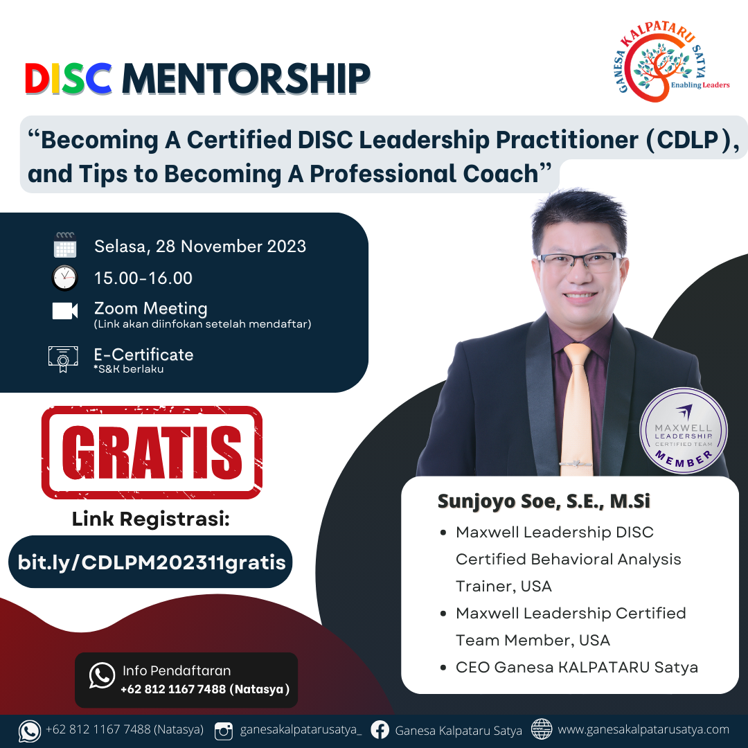 DISC Mentorship: Becoming a Certified Leadership Practitioner (CDLP) and Tips to Becoming a Professional Coach