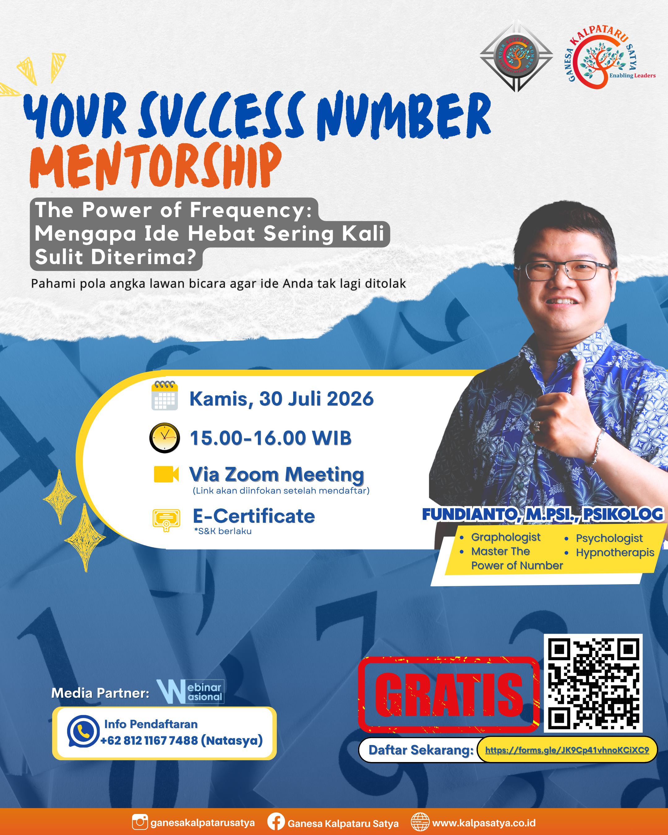 Your Success Number Mentorship: The Power of Frequency-Mengapa Ide Hebat Sering Kali Sulit Diterima?