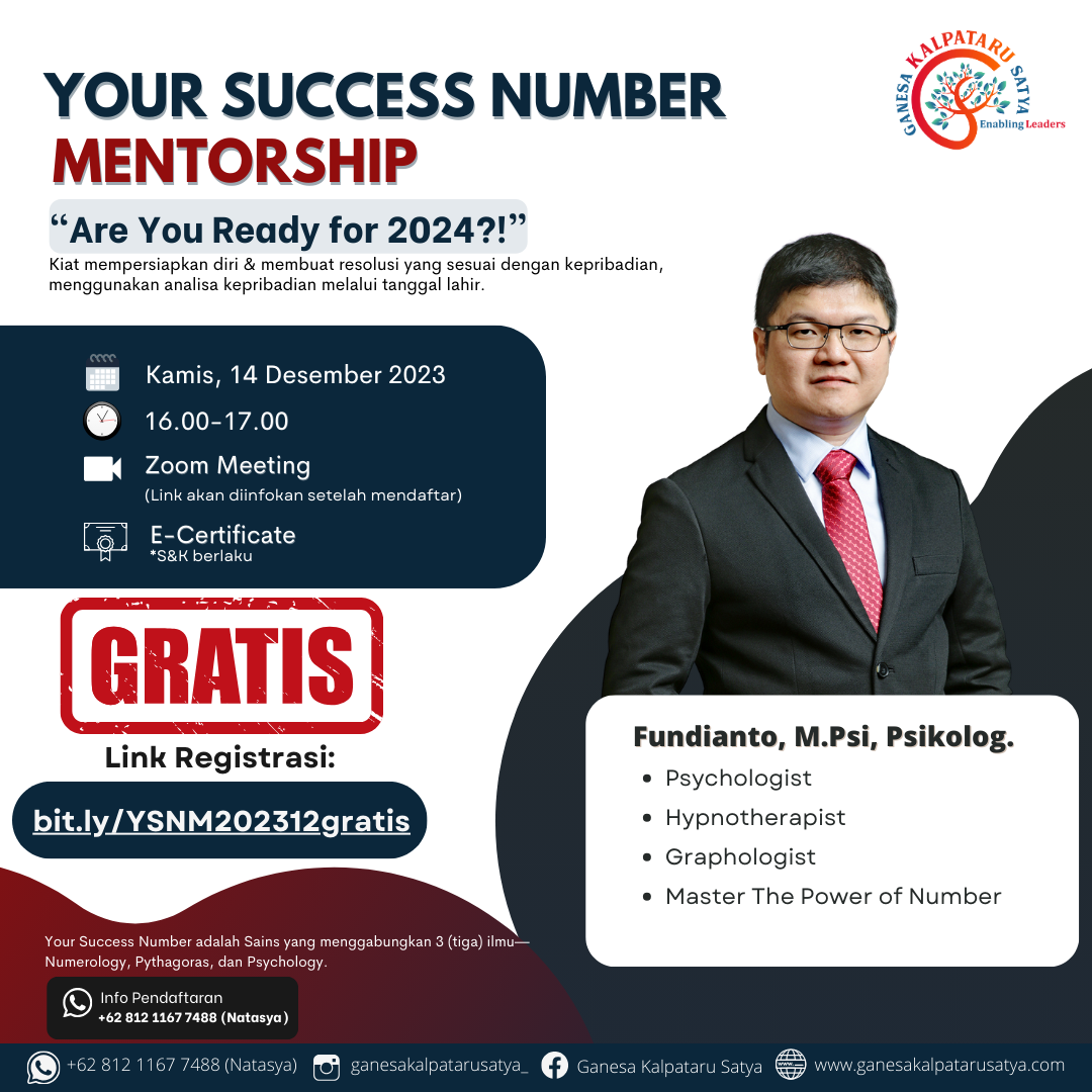 Your Success Number Mentorship: Are You Ready for 2024?