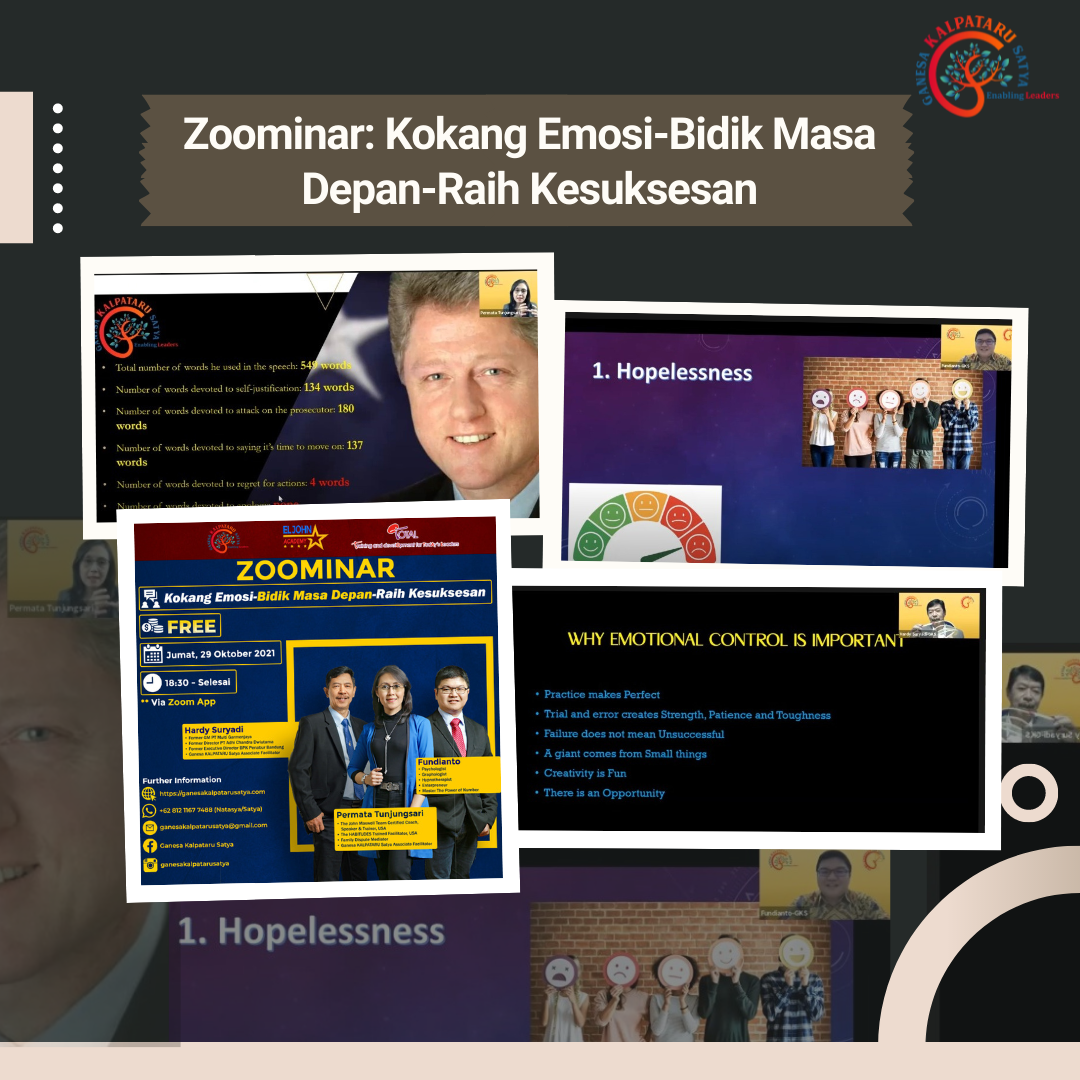 Zoominar: Kokang Emosi-Bidik Masa Depan-Raih Kesuksesan
