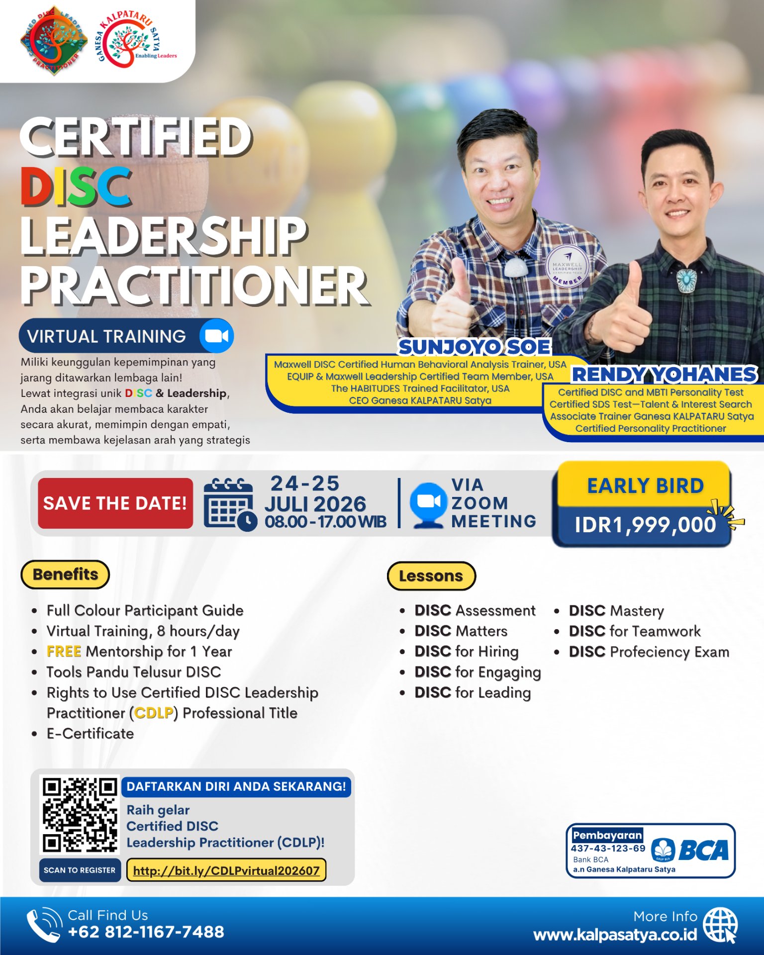 Certified DISC Leadership Practitioner Virtual